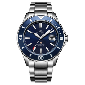 Ocean Series 200m Waterproof Magnified Date Window Dive Watch 44mm