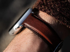 רצועת Apple Watch מעור מצופה פטינה