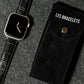 Bracelet Apple Watch en cuir façon croco