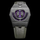 Bracelet en cuir gris pour raie manta MANTA-X