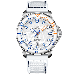 Ocean Series Pro Special Edition 300m Titanium Alloy Case Ice-textured Dial Diving Watch 43mm