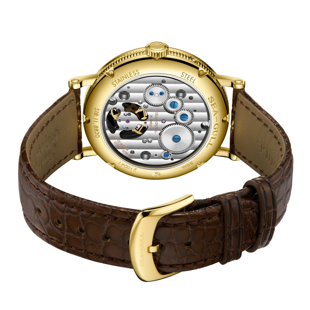 Heritage Series Tourbillon Watch Power Indicator Calendar 41mm