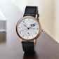 Moon Phase Calendar Power Reserve Indicator Business Watch 41mm
