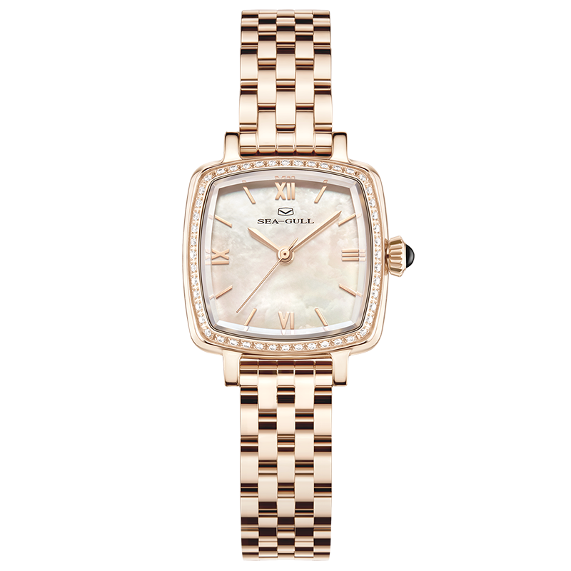 Lady's Series Mother-of-Pearl Dial Lady's Cube Watch 25mm