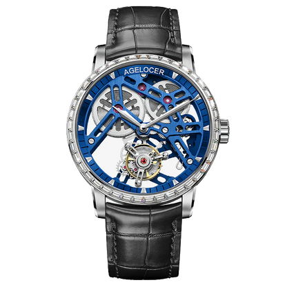 Agelocer Flying Tourbillon squelette diamant