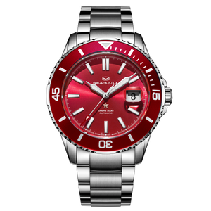 Ocean Series 200m Waterproof Engraved Caseback Diving Watch 44mm