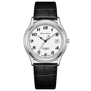 Slim Enamel Dial Ultra-Thin Dress Watch 39mm