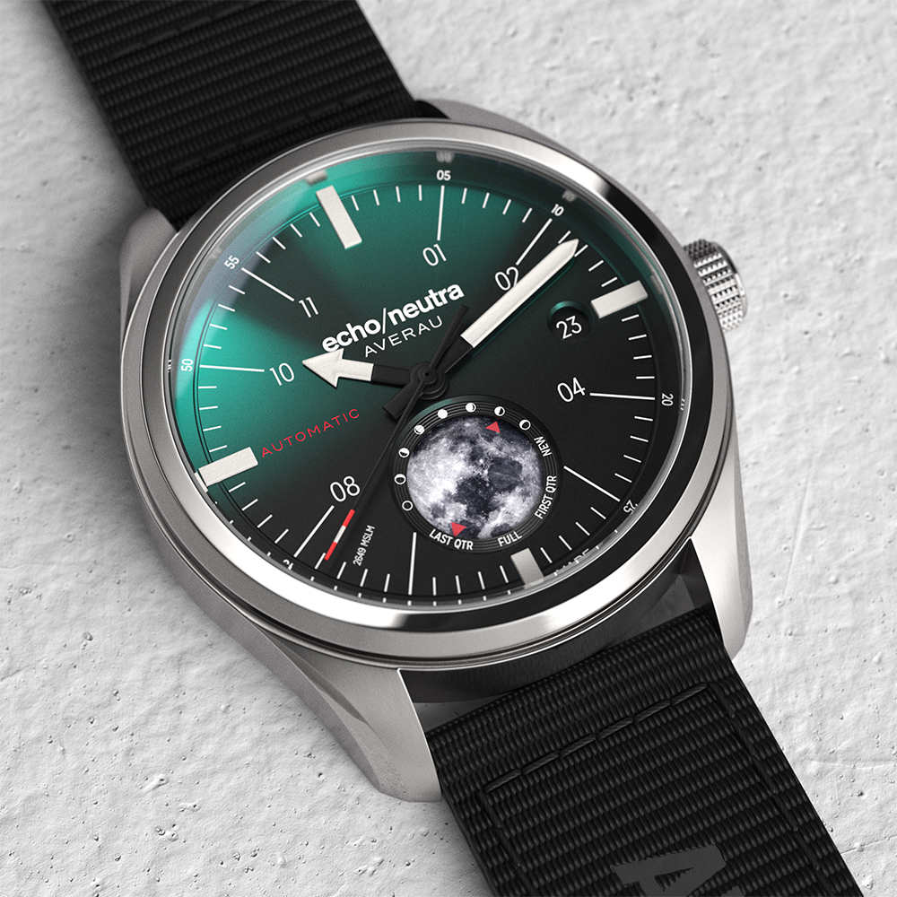 AVERAU 39 Moon phase Big Moon Green Degradè