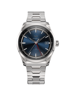 L'Odyssée - Automatic GMT Watch - Bleu Atlantique