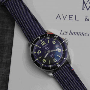Bracelet de montre toile PORT LOUIS jean