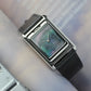 Vario VERSA Reversible Dual Time Silver-Black Mother of Pearl Watch