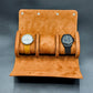 Etui montre en cuir marron