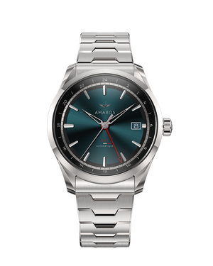 L'Odyssée - Automatic GMT Watch - Vert Émeraude