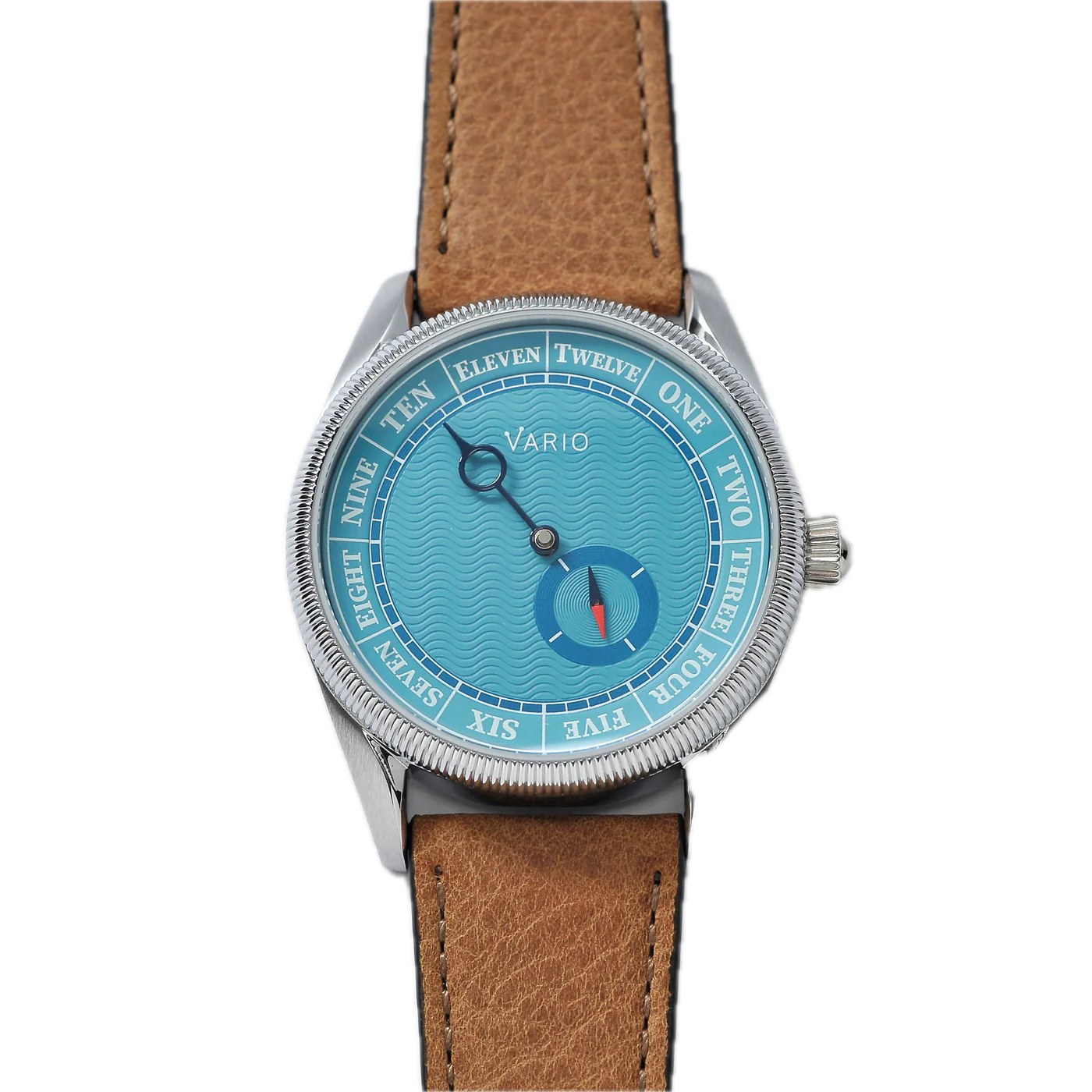 Vario NAVI Single Hand Clear Water Blue Small Seconds Compass