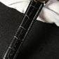 Bracelet de montre en cuir façon croco
