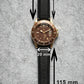 Bracelet de montre en cuir lisse