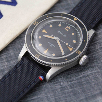 Bracelet de montre toile PORT LOUIS navy foncé